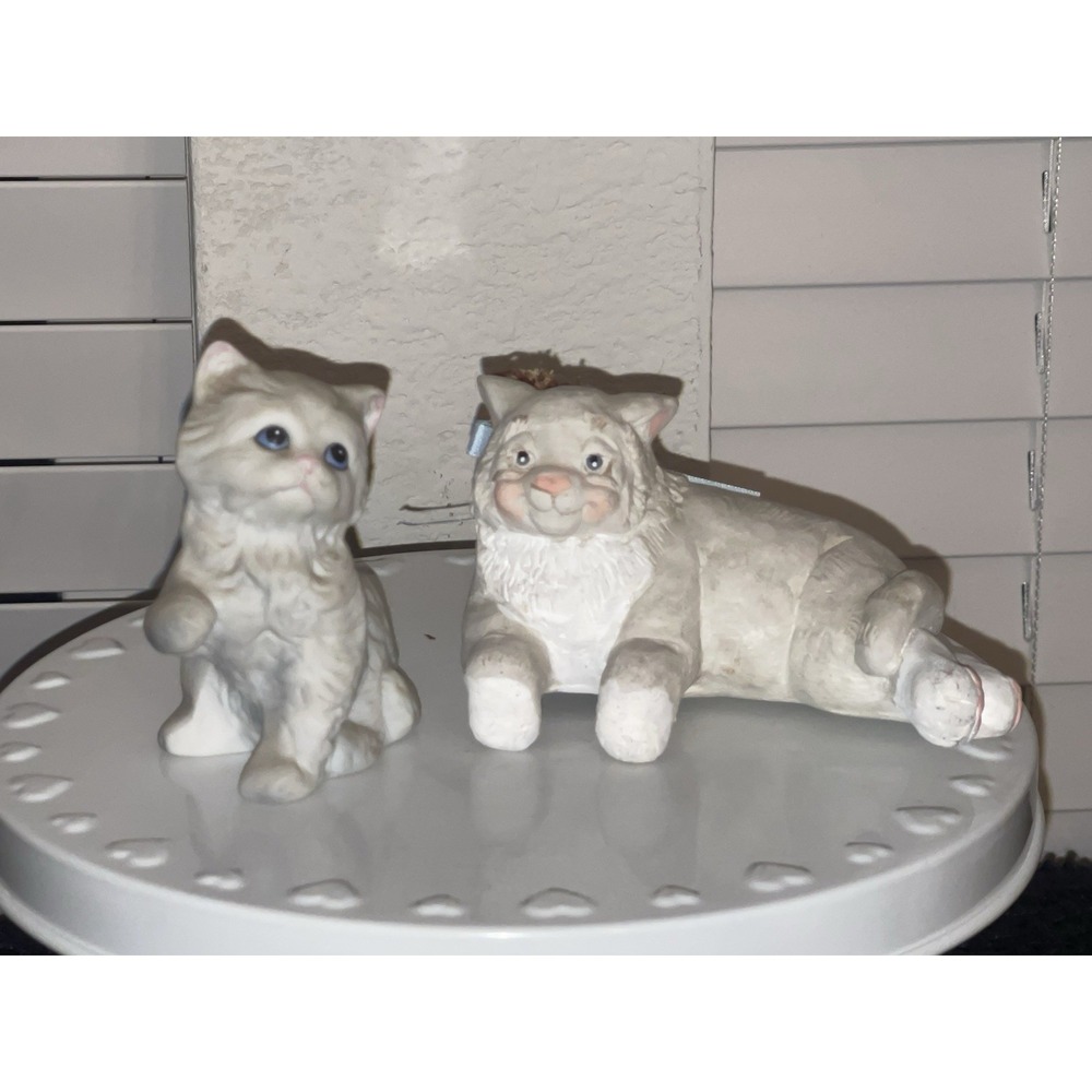 Vintage Cast‎ Art 1990's Dreamsicles Cat Kristen & Homeco sitting Cat Figurine